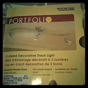 Portfoli 3 head Decorative track light